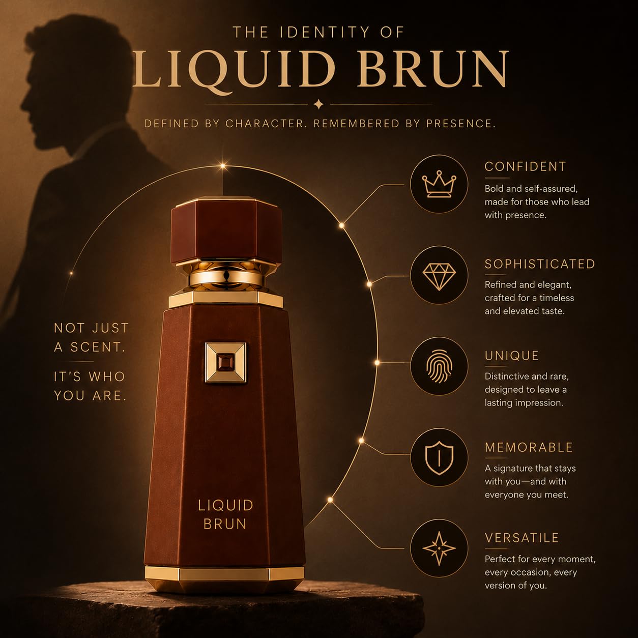 Amazon.com : Fragrance World Liquid Brun Eau de Parfum for Men